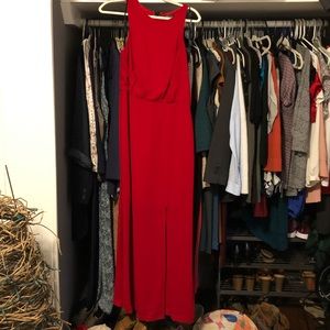 Long Red Dress